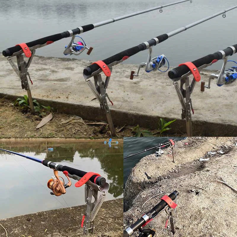 🐠Automatic Spring Fishing Rod Holder