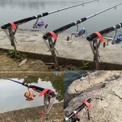 🐠Automatic Spring Fishing Rod Holder