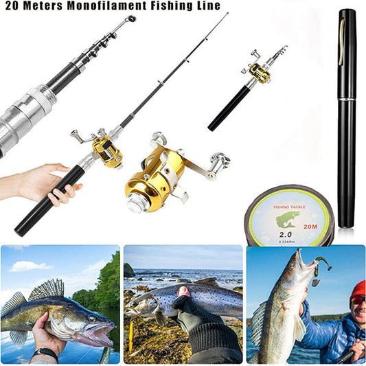 🔥HOT SALE🔥-Telescopic Pocket Fishing Rod
