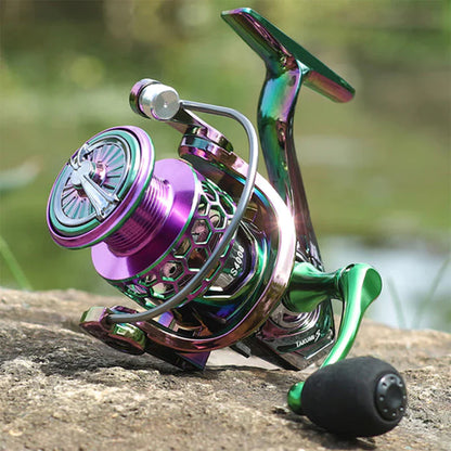 High Strength & Speed Multi-Color Fishing Reel