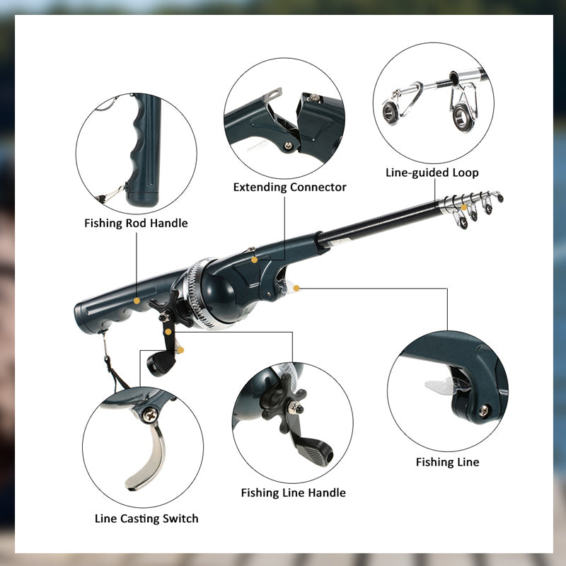 2022NEW Telescopic Pocket Fishing Rod
