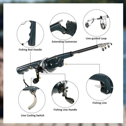 2022NEW Telescopic Pocket Fishing Rod