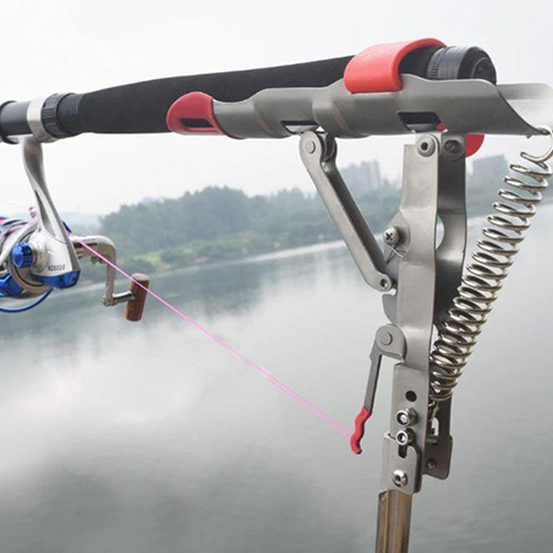 🐠Automatic Spring Fishing Rod Holder