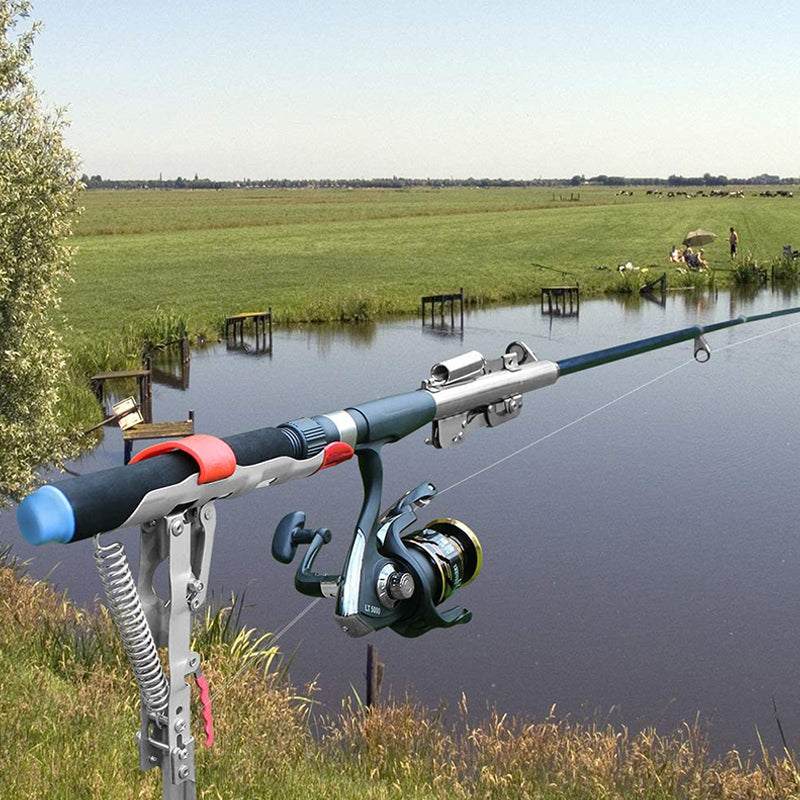 🐠Automatic Spring Fishing Rod Holder