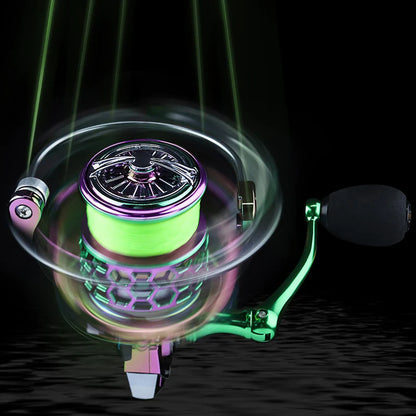 High Strength & Speed Multi-Color Fishing Reel