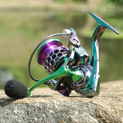High Strength & Speed Multi-Color Fishing Reel