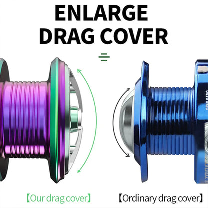 High Strength & Speed Multi-Color Fishing Reel