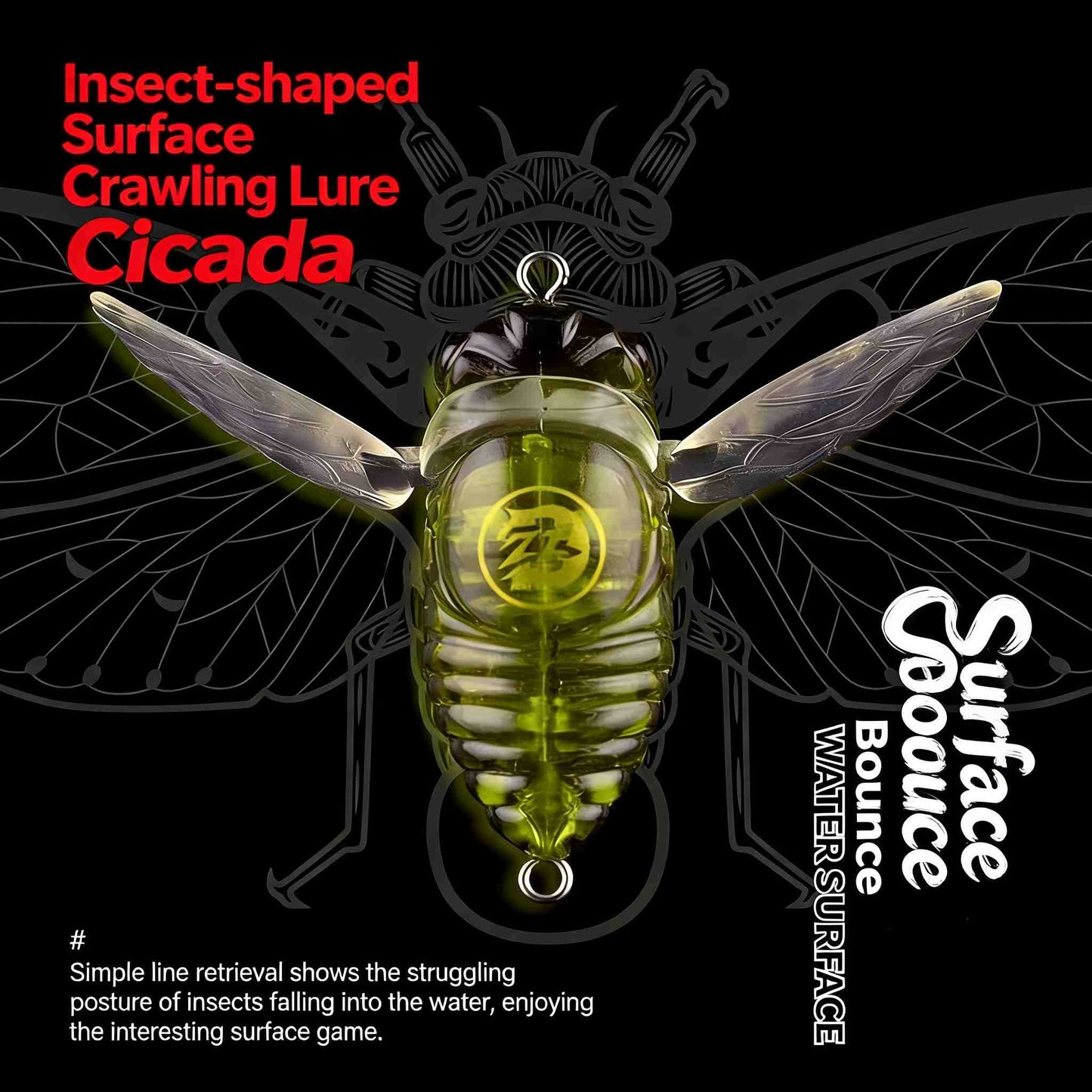 Strike Bug" Topwater Crawler